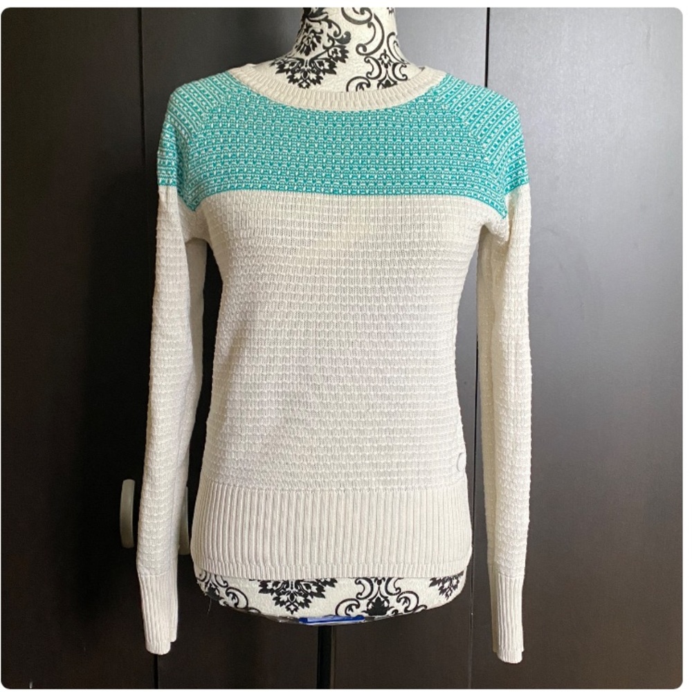 Bench: crew neck, colour blocked sweater ✨SZ:XS